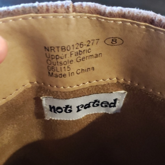 Not Rated boots size 8 - Picture 5 of 5